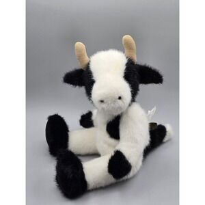 Boyd's Collection Dairy Cow Plush, Vintage Collectible, No Tag ~ Bean Bag Plush